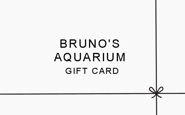 Bruno’s Aquarium eGift Card
